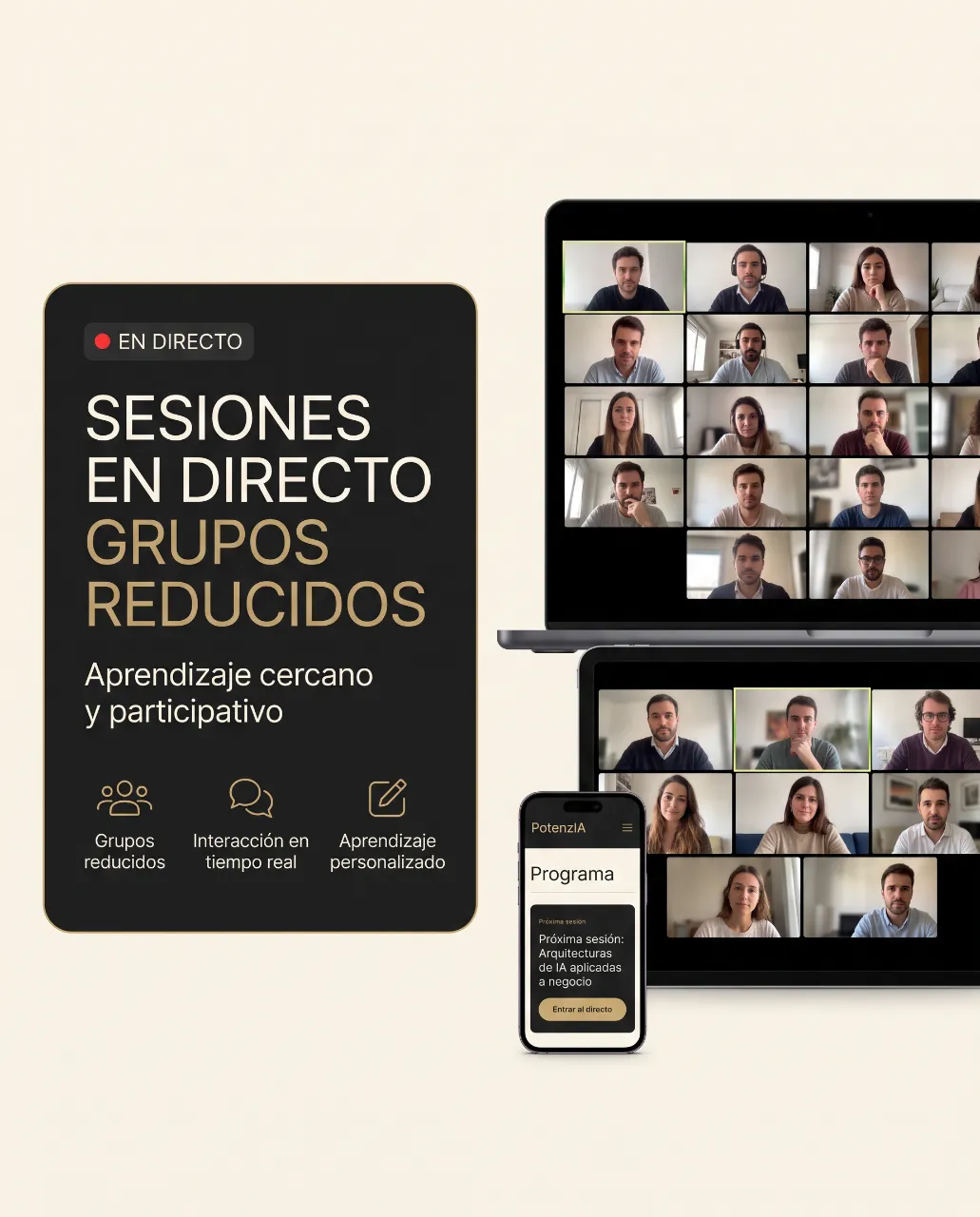 Sesiones en directo del programa PotenzIA